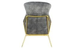 SalesFever Relaxsessel | Samtvelours | B 73 X T 80 X H 102 Cm | Grau -SalesFever 0020af35 c22e 4cad ae5e b12630e1c205