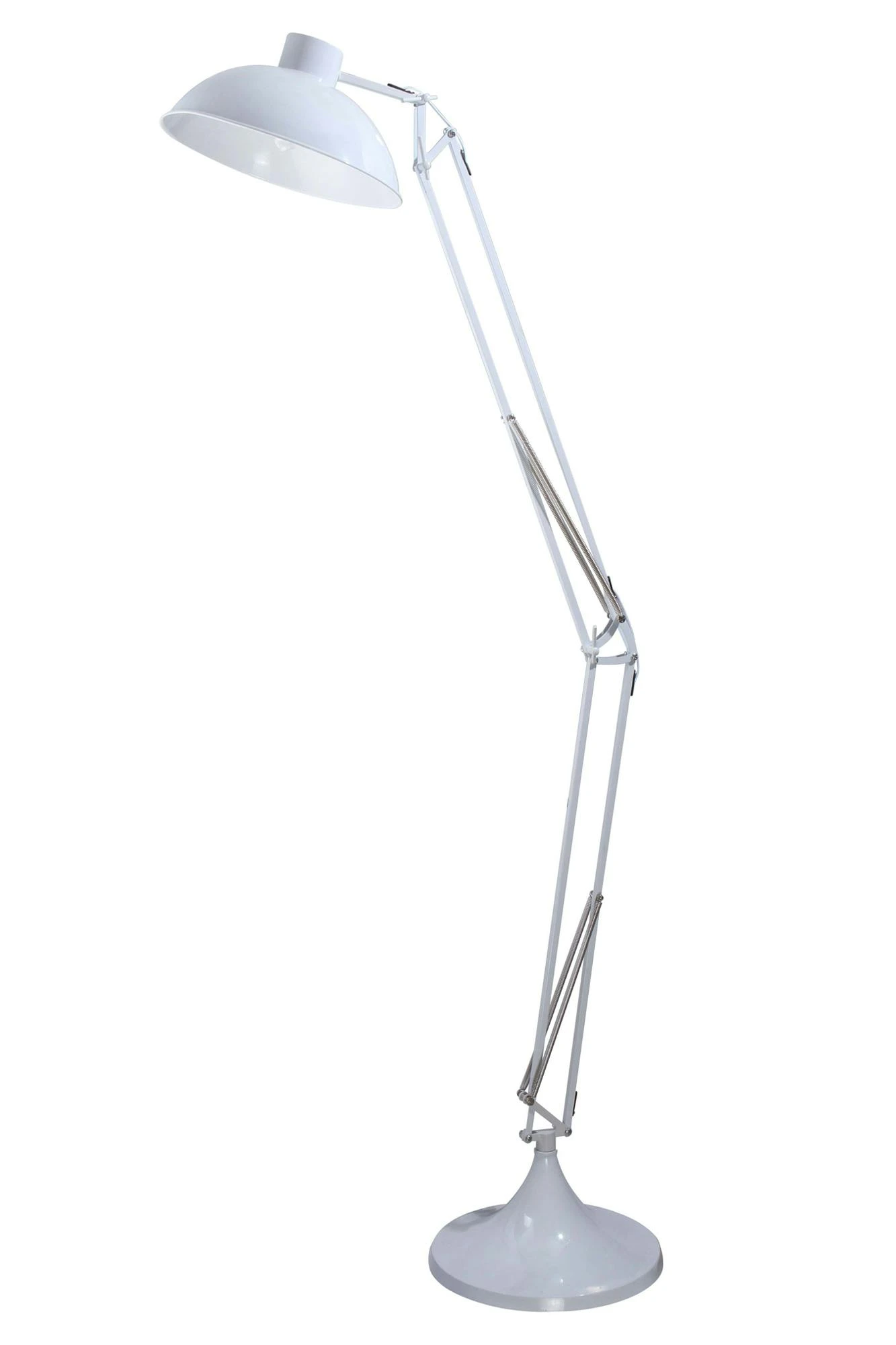 SalesFever Industriestehleuchte | 1-flammig | Stahl | B 34 X T 92 X H 173 Cm | Silber 5 SalesFever Industriestehleuchte | 1-flammig | Stahl | B 34 X T 92 X H 173 Cm | Silber – Bild 3