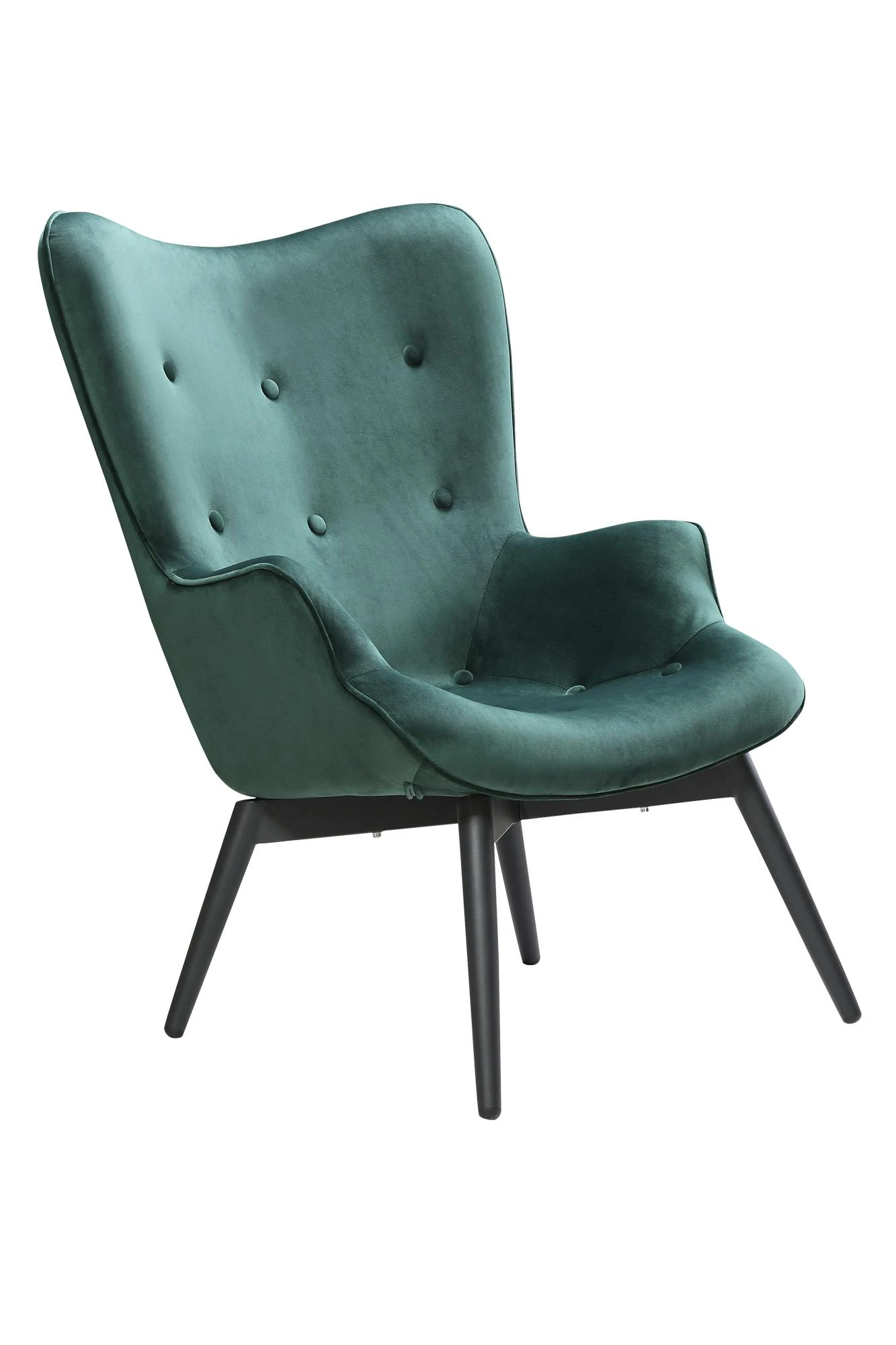 SalesFever Polstersessel Strukturstoff | Gestell Metall Schwarz Pulverbeschichtet | B 80 X T 99 X H 92 Cm | Dunkelgrau 7 SalesFever Polstersessel Strukturstoff | Gestell Metall Schwarz Pulverbeschichtet | B 80 X T 99 X H 92 Cm | Dunkelgrau – Bild 5