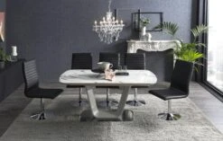 SalesFever Kronleuchter 120 Cm | 9-flammig | Metall Mit Klarem Acryl-Glas | B 53 X T 63 X H 120 Cm | Transparent -SalesFever 09f717a5 7d83 4e23 bce4 4f27e63c5e2b