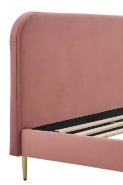 SalesFever Polsterbett | Samt | B 191,5 X T 214,5 X H 91 Cm | Rose -SalesFever 12b7c333 4c4a 41b1 9481 2a717a884d8b