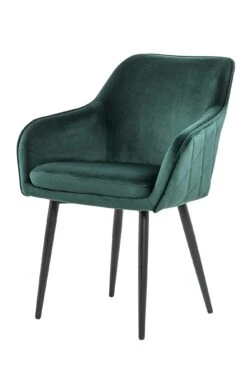 SalesFever Esszimmerstuhl | Stoffbezug In Samt-Optik | Höhenverstellbares Metallgestell | Diamantsteppung | B 61 X T 60 X H 85cm | Senfgelb–schwarz -SalesFever 145644fb 83b6 4785 90f2 585de4fa778a 4