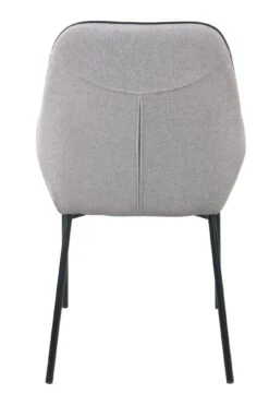 SalesFever Esszimmerstuhl 2er Set | Bezug Außen Strukturstoff | Bezug Innen Samt | Gestell Metall | B 58 X T 58 X H 89 Cm | Hellgrau - Schwarz 14 SalesFever Esszimmerstuhl 2er Set | Bezug Außen Strukturstoff | Bezug Innen Samt | Gestell Metall | B 58 X T 58 X H 89 Cm | Hellgrau - Schwarz -SalesFever 178ab408 4bdf 4fca 9d01 8193f0f0716d