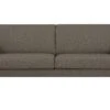 SalesFever Sofa 3-Sitzer | Bezug Strukturstoff | Gestell Metall Schwarz | B 194 X T 79 X H 78 Cm | Dunkelbraun -SalesFever 180e4c96 585b 4f0b 8c30 2c4f28e98639 5