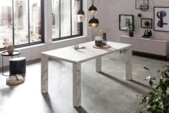 SalesFever Esstisch 180 X 90 Cm | Mit Ablagefläche | Tischplatte 18 Mm MDF Natur | Beine Metall Schwarz | B 180 X T 90 X H 76 Cm -SalesFever 1ce73710 faa8 4823 a2e3 88a42c05ab0e