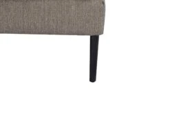 SalesFever Sofa 3-Sitzer | Bezug Strukturstoff | Gestell Metall Schwarz | B 194 X T 79 X H 78 Cm | Hellbraun -SalesFever 1eb971fd a5f5 48fc 99dc d831f32830ca