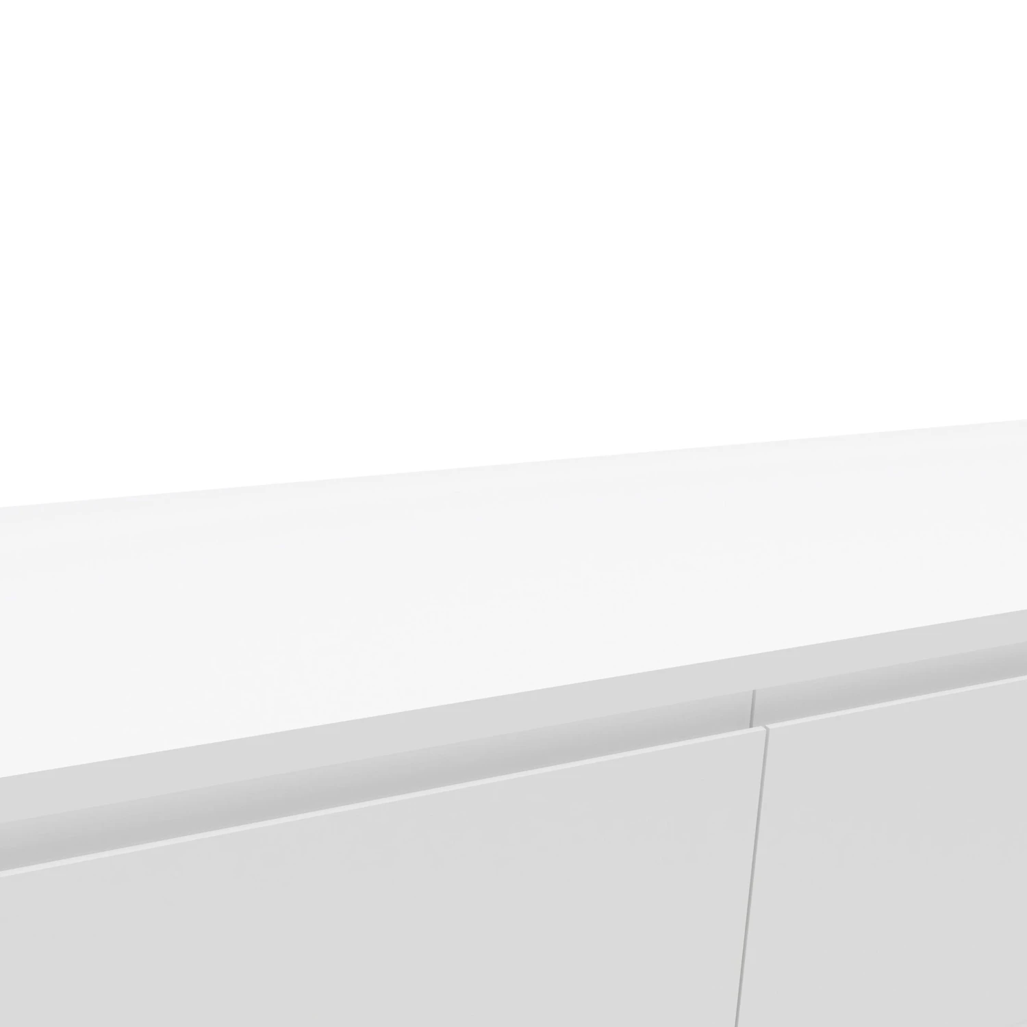 SalesFever Lowboard Aus MDF | 1 Schublade Und 1 Klappfach | Beine Metall Mit Messinglegierung | B 120 X T 40 X H 45 Cm | Weiß 9 SalesFever Lowboard Aus MDF | 1 Schublade Und 1 Klappfach | Beine Metall Mit Messinglegierung | B 120 X T 40 X H 45 Cm | Weiß – Bild 7