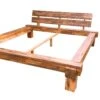SalesFever Balkenbett 200 X 200 Cm | Akazie-Holz | Massivholz | B 240 X T 240 X H 88 Cm | Natur -SalesFever 27512f59 0782 4874 995e 45a6e8f3468f 1