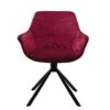 SalesFever Armlehnstuhl Mit Steppung | 360 Grad Drehfunktion | Bezug Samt | Gestell Metall | B 64 X T 63 X H 82 Cm | Rot – Schwarz 2 SalesFever Armlehnstuhl Mit Steppung | 360 Grad Drehfunktion | Bezug Samt | Gestell Metall | B 64 X T 63 X H 82 Cm | Rot – Schwarz -SalesFever 293c500a 381d 4d4b b2f9 713785f34b46 1