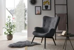 SalesFever Polstersessel Strukturstoff | Gestell Metall Schwarz Pulverbeschichtet | B 80 X T 99 X H 92 Cm | Dunkelgrau 14 SalesFever Polstersessel Strukturstoff | Gestell Metall Schwarz Pulverbeschichtet | B 80 X T 99 X H 92 Cm | Dunkelgrau -SalesFever 2ae8c9f1 c405 443b bf06 ac92a4dba8f9