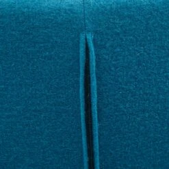 SalesFever Polstersessel Webstoff | Gestell Metall Holzoptik Eiche | B 80 X T 99 X H 92 Cm | Blau -SalesFever 2d1e1f63 0da3 4841 820d a17f5c4a2985