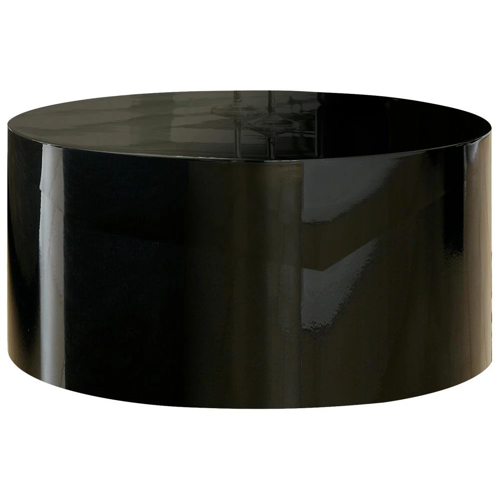 SalesFever Couchtisch Ø 60 Cm Rund | Hochglanz Lackiert | MDF-Holz | B 60 X T 60 X H 30 Cm | Schwarz 3 SalesFever Couchtisch Ø 60 Cm Rund | Hochglanz Lackiert | MDF-Holz | B 60 X T 60 X H 30 Cm | Schwarz