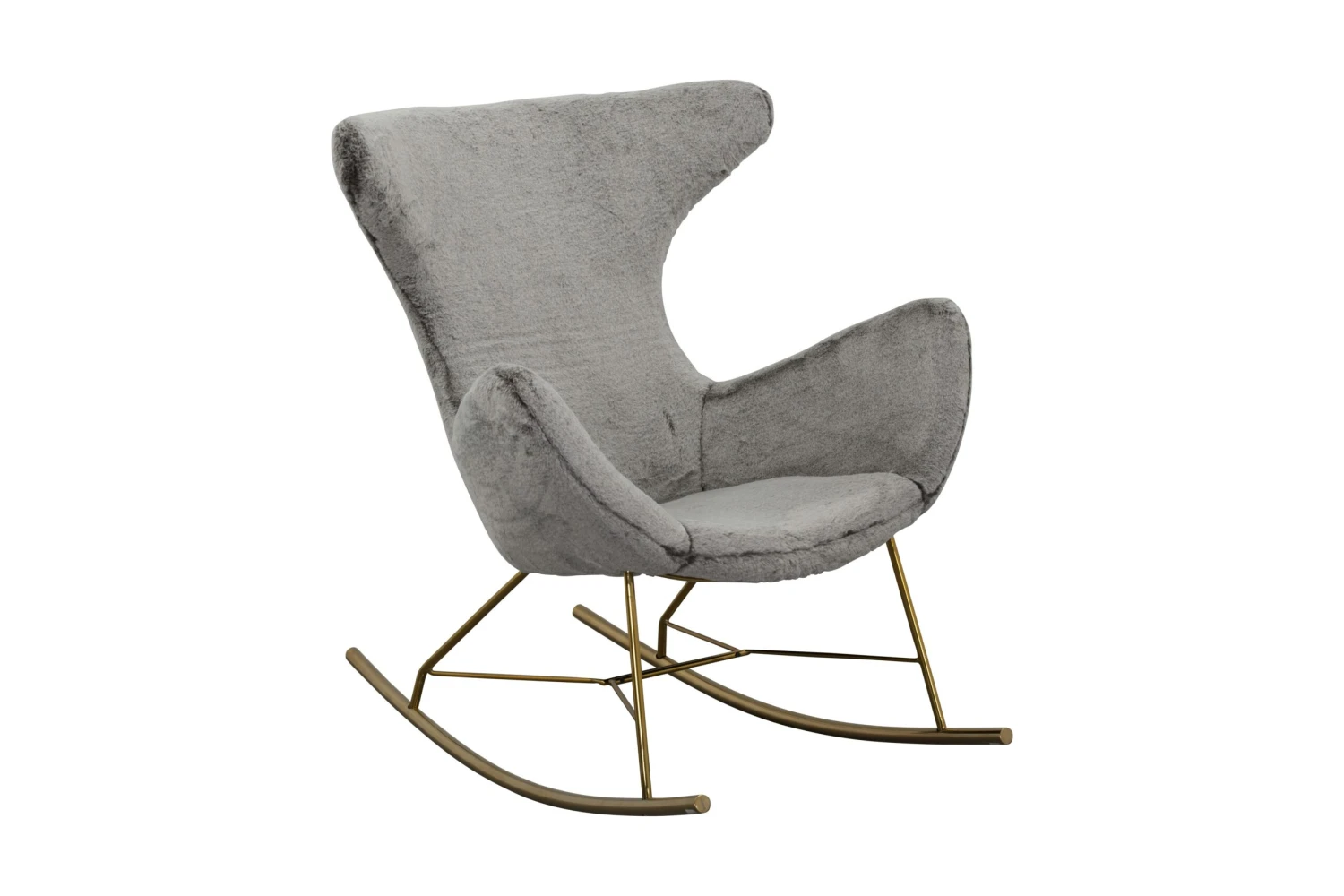 SalesFever Relaxsessel | Bezug Teddyfell | Gestell Metall Schwarz | B 77 X T 62 X H 95 Cm | Grau 5 SalesFever Relaxsessel | Bezug Teddyfell | Gestell Metall Schwarz | B 77 X T 62 X H 95 Cm | Grau – Bild 3