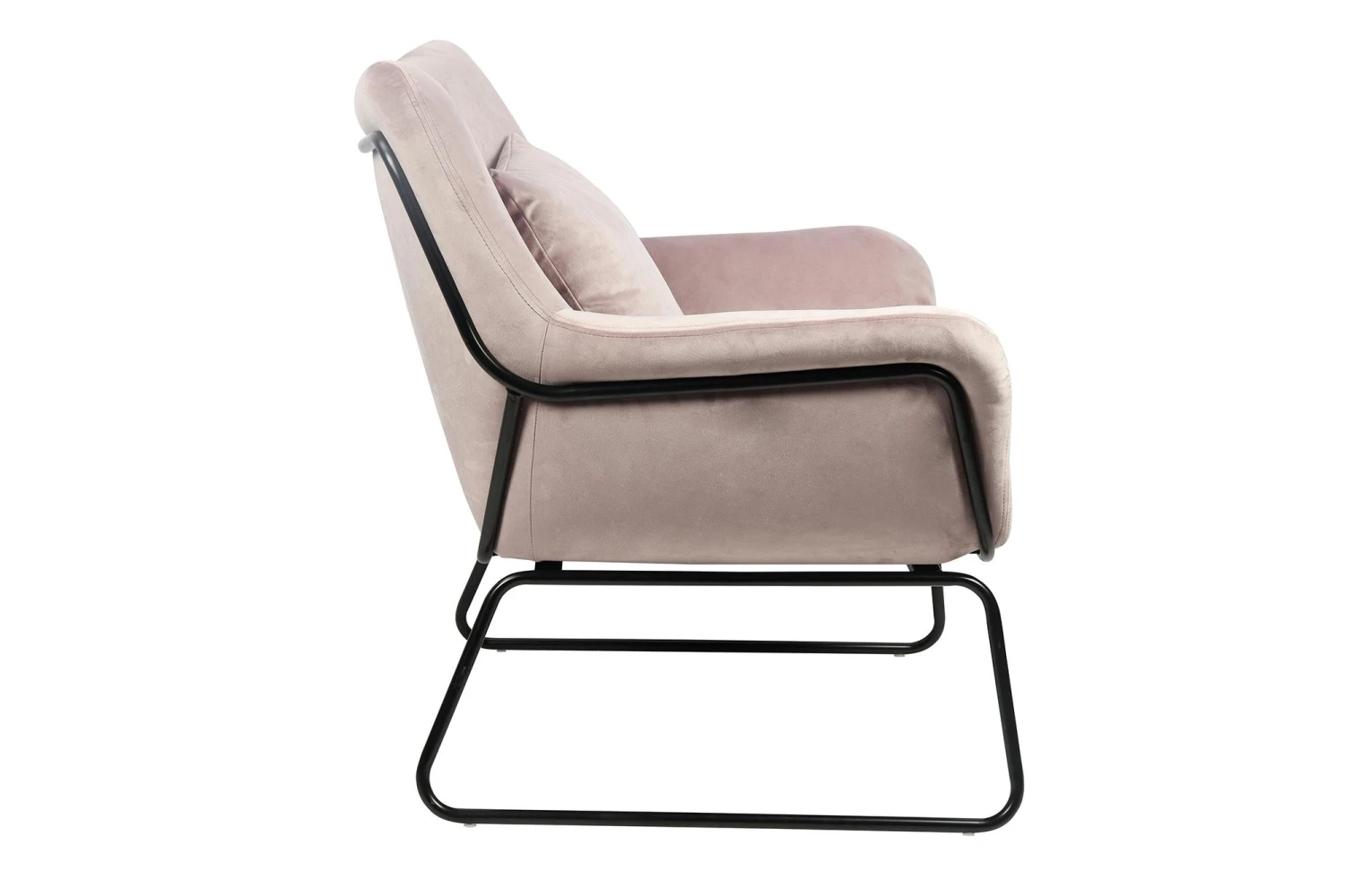 SalesFever Relaxsessel | Samt | B 68 X T 75 X H 82 Cm | Rose 5 SalesFever Relaxsessel | Samt | B 68 X T 75 X H 82 Cm | Rose – Bild 3