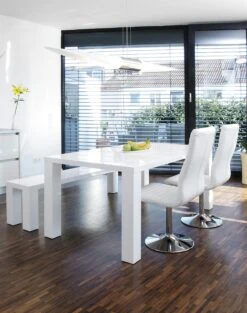 SalesFever Esszimmerstuhl 4er Set | Stoffbezug In Samt-Optik | Gestell Metall Chrom-Optik | 360 Grad Drehbar | B 45 X T 61 X H 108 Cm | Blau 12 SalesFever Esszimmerstuhl 4er Set | Stoffbezug In Samt-Optik | Gestell Metall Chrom-Optik | 360 Grad Drehbar | B 45 X T 61 X H 108 Cm | Blau -SalesFever 3689ec69 493d 4932 b69b a18ebe4fc915 2