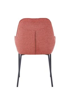 SalesFever Essgruppe 5-tlg. | 180 X 100 Cm | Tischplatte Akazie 100 Mm | Gestell Metall | 4x Stühle Strukturstoff | Dusty Pink – Schwarz -SalesFever 37f42797 bd60 4bb5 84da ebda18b68e2b