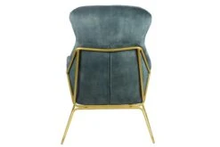 SalesFever Relaxsessel | Samtvelours | B 73 X T 80 X H 102 Cm | Blau 13 SalesFever Relaxsessel | Samtvelours | B 73 X T 80 X H 102 Cm | Blau -SalesFever 38e7560b d7dc 488a bbe7 151b557a7733