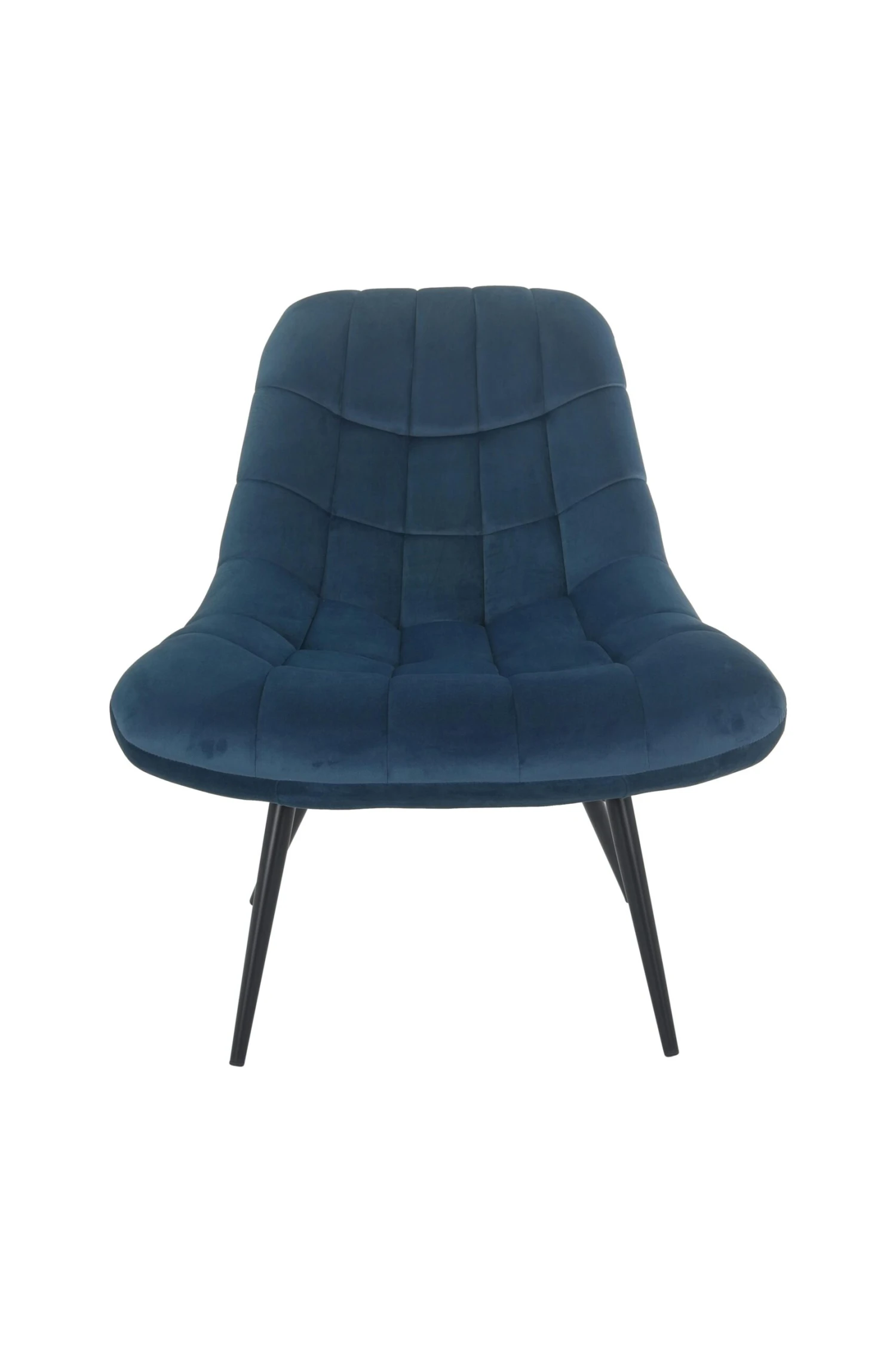 SalesFever Loungesessel Mit XXL-Sitzfläche | Bezug Stoff In Samt-Optik | Gestell Metall Schwarz | üppige Steppung | B 76 X T 87 X H 86 Cm | Blau 3 SalesFever Loungesessel Mit XXL-Sitzfläche | Bezug Stoff In Samt-Optik | Gestell Metall Schwarz | üppige Steppung | B 76 X T 87 X H 86 Cm | Blau