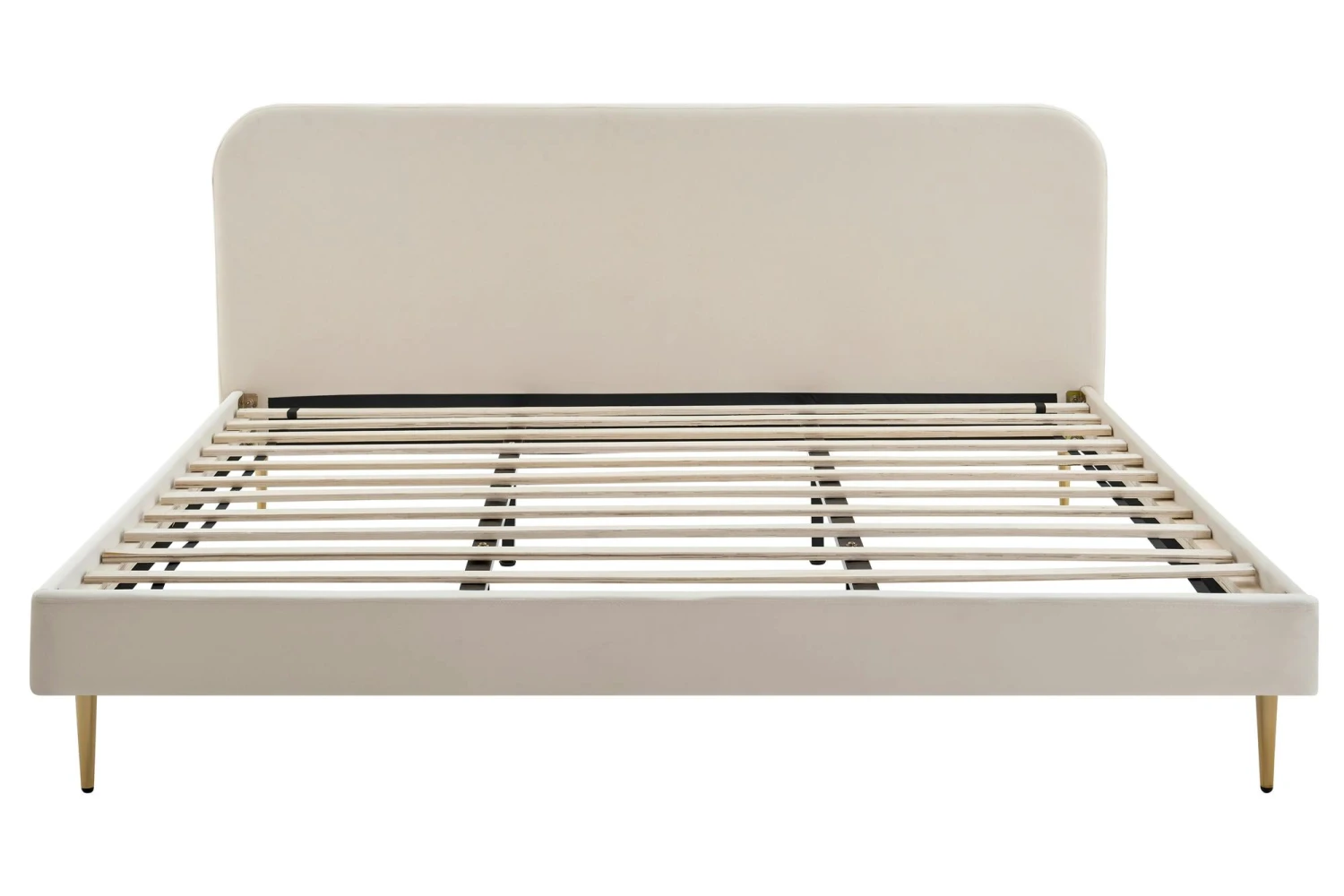 SalesFever Polsterbett | Samt | B 191,5 X T 214,5 X H 91 Cm | Beige 9 SalesFever Polsterbett | Samt | B 191,5 X T 214,5 X H 91 Cm | Beige – Bild 7