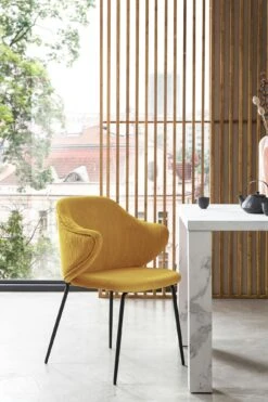 SalesFever Armlehnstuhl | 2er Set | Texturstoff | B 54 X T 55 X H 83 Cm | Gold 15 SalesFever Armlehnstuhl | 2er Set | Texturstoff | B 54 X T 55 X H 83 Cm | Gold -SalesFever 4789502c bd83 4a11 a358 749966e22748