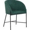SalesFever Esszimmerstuhl | Bezug Strukturstoff | Gestell Metall Schwarz Matt | B 57 X T 46 X H 77 Cm | Tannengrün -SalesFever 49cbb549 709b 4723 aefe 5b98d327ff22 1