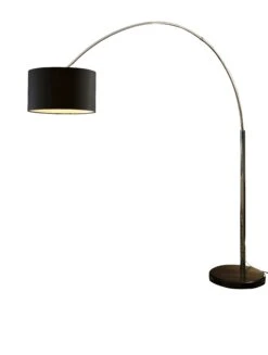 SalesFever Bogenlampe 210 Cm | Ø Lampenschirm 35 Cm | Echter Marmorfuß | B 180 X T 38 X H 210 Cm | Schwarz -SalesFever 4a9a07ad 5d06 456b a47a 2aa431efc3fa