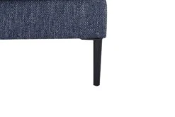 SalesFever Sofa 3-Sitzer | Bezug Strukturstoff | Gestell Metall Schwarz | B 194 X T 79 X H 78 Cm | Blau -SalesFever 4dce5951 6837 4239 a12a f2bf098d2d6e