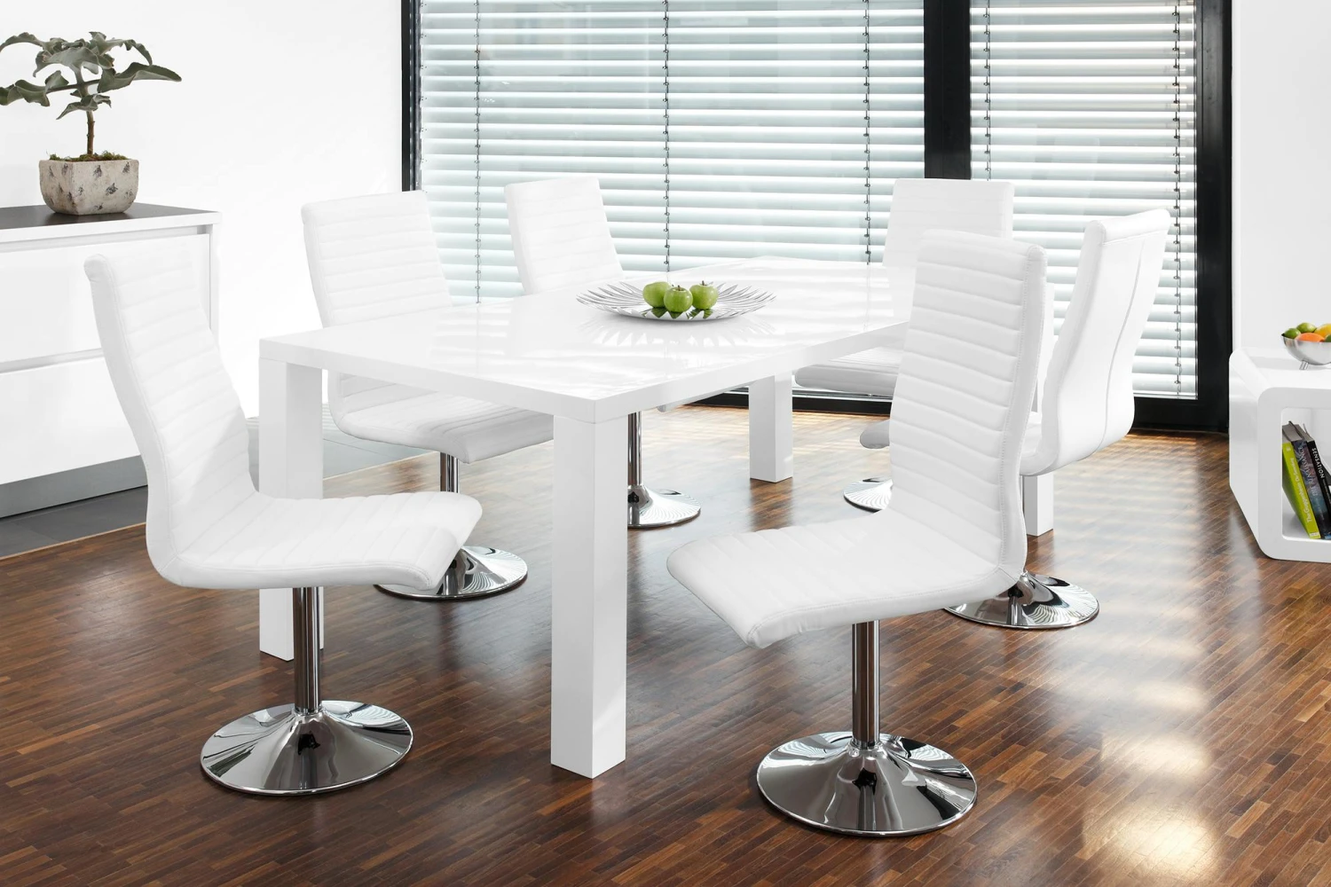 SalesFever Esstisch 160 X 90 Cm | Hochglanz Lackiert | MDF-Holz | B 160 X T 90 X H 76 Cm | Weiß 8 SalesFever Esstisch 160 X 90 Cm | Hochglanz Lackiert | MDF-Holz | B 160 X T 90 X H 76 Cm | Weiß – Bild 6