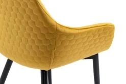 SalesFever Armlehnstuhl | Samt (100% Polyester) | B 63 X T 61 X H 81,5 Cm | Senfgelb 14 SalesFever Armlehnstuhl | Samt (100% Polyester) | B 63 X T 61 X H 81,5 Cm | Senfgelb -SalesFever 6083fd00 8404 4591 bace 8f6eb02f4890