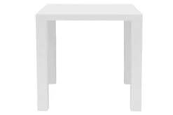 SalesFever Esstisch Quadratisch | 80 X 80 Cm | MDF Weiß Hochglanz Lackiert | B 80 X T 80 X H 76 Cm -SalesFever 680bddcf 6a36 43f4 b5c1 a5632e72678e