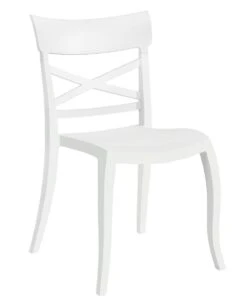 SalesFever Designer Stuhl | Komplett Aus Speziellem Kunststoff | Stapelbar | Indoor Und Outdoor Geeignet | B 52 X T 50 X H 81 Cm | Grau -SalesFever 6cd9dc07 ff9b 4555 b898 f8186440c715