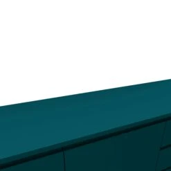 SalesFever Sideboard Aus MDF | 2 Türen Und 3 Schubladen | Beine Metall Mit Messinglegierung | B 150 X T 40 X H 70 Cm | Blau -SalesFever 6dfb086a 22b6 4558 9130 31311c1cffda