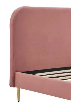 SalesFever Polsterbett | Samt | B 151,5 X T 214,5 X H 91 Cm | Rose -SalesFever 711f96ca 61ab 40a7 86e3 005c48c9e920