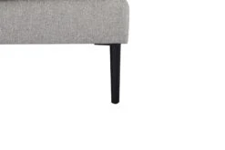 SalesFever Sofa 3-Sitzer | Bezug Strukturstoff | Gestell Metall Schwarz | B 194 X T 79 X H 78 Cm | Beige -SalesFever 7a57098c 95dd 4662 9678 5487f4475c0f