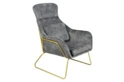 SalesFever Relaxsessel | Samtvelours | B 73 X T 80 X H 102 Cm | Blau 10 SalesFever Relaxsessel | Samtvelours | B 73 X T 80 X H 102 Cm | Blau -SalesFever 7a57c8f8 e03b 49d9 bfd0 0cfdd5f83648