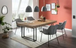 SalesFever Esstisch 220 X 100 Cm | Akazie Massiv | Gestell Metall Schwarz | B 220 X T 100 X H 75 Cm | Natur 15 SalesFever Esstisch 220 X 100 Cm | Akazie Massiv | Gestell Metall Schwarz | B 220 X T 100 X H 75 Cm | Natur -SalesFever 7acd337b 48d0 420a 958f e1f18fc7b6eb