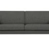 SalesFever Sofa 3-Sitzer | Bezug Strukturstoff | Gestell Metall Schwarz | B 194 X T 79 X H 78 Cm | Anthrazit -SalesFever 7f486b91 a760 4be4 8f8e 3d18e93ed72a 3