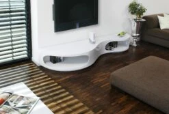 SalesFever Sideboard | MDF-Holz | B 150 X T 40 X H 75 Cm | Weiß Hochglanz -SalesFever 8954af37 f6be 4320 b4d4 d0a474daad12