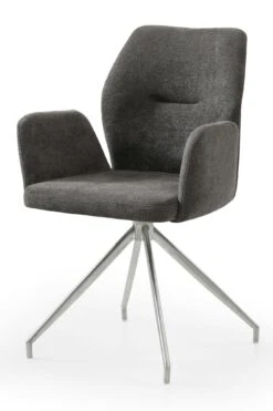 SalesFever Armlehnstuhl | 360° Drehfunktion | Strukturstoff | B 60 X T 62 X H 89 Cm | Gelb -SalesFever 8a2bdd20 a6fc 456d bec6 88af9d1972fc