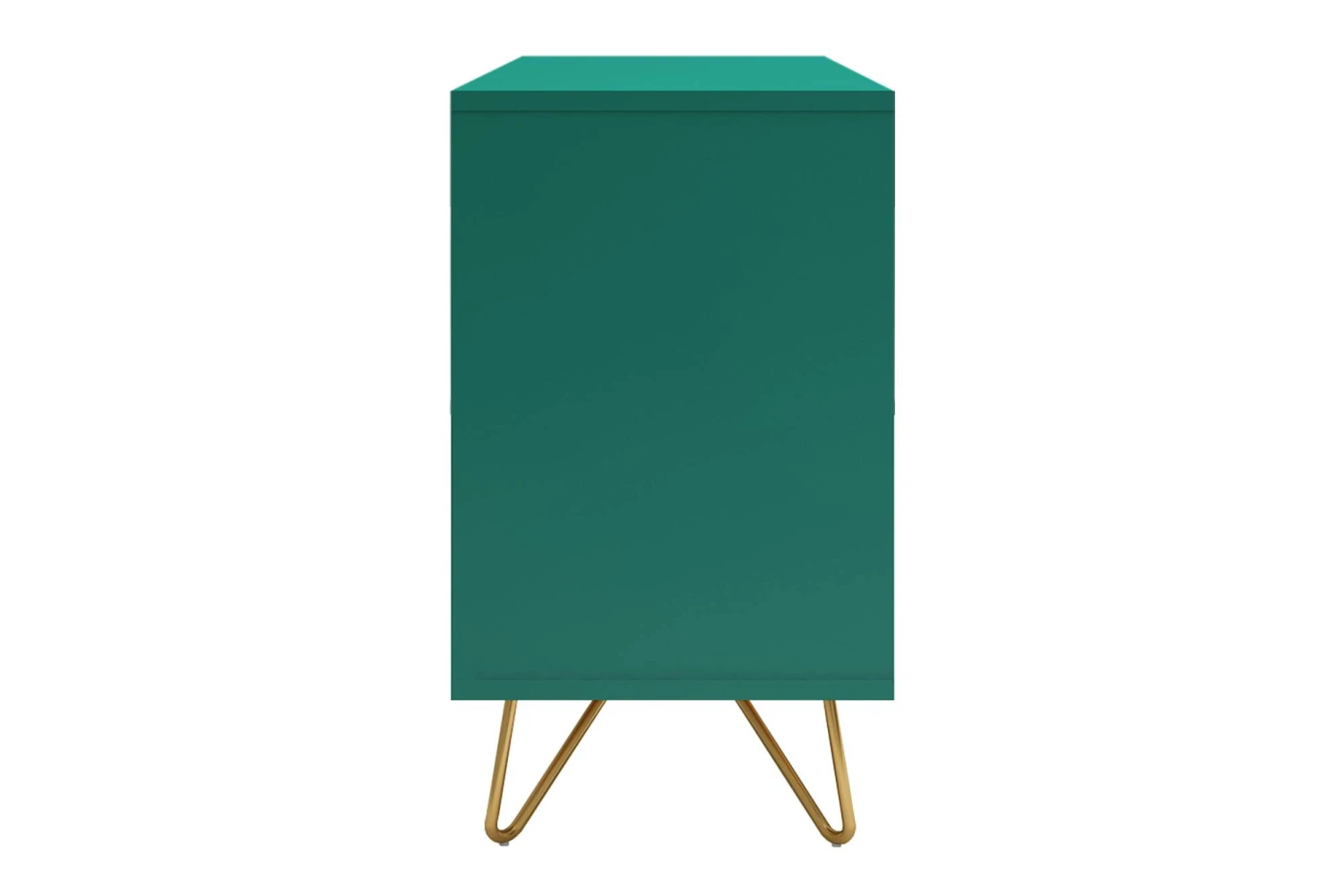 SalesFever Kommode Breit | 6 Schubladen Ausziehbar | Beine Metall Mit Messinglegierung | B 120 X T 40 X H 70 Cm | Grün 9 SalesFever Kommode Breit | 6 Schubladen Ausziehbar | Beine Metall Mit Messinglegierung | B 120 X T 40 X H 70 Cm | Grün – Bild 7