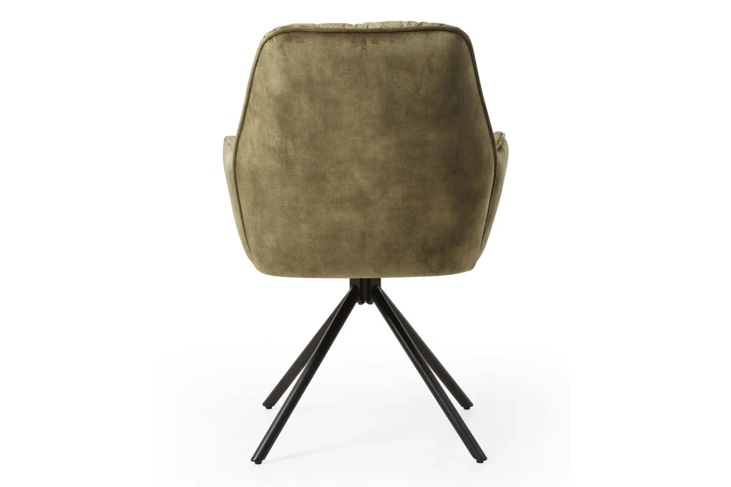 SalesFever Armlehnstuhl Mit 360 Grad Drehfunktion | Bezug Vintage Samtvelours | Gestell Metall | B 61 X T 59x H 90 Cm | Grün-schwarz 9 SalesFever Armlehnstuhl Mit 360 Grad Drehfunktion | Bezug Vintage Samtvelours | Gestell Metall | B 61 X T 59x H 90 Cm | Grün-schwarz – Bild 7