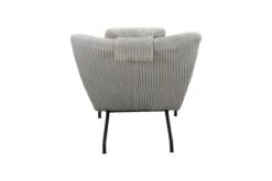 SalesFever Relaxliege Mit Nackenkissen | Bezug Texturstoff | Gestell Metall Schwarz | B 80 X T 180 X H 82 Cm | Hellgrau -SalesFever 8eff0781 5221 4d1f b3d8 a0c65c69bea1