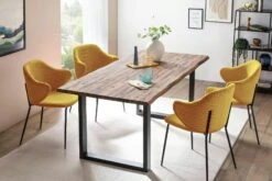 SalesFever Armlehnstuhl | 2er Set | Texturstoff | B 54 X T 55 X H 83 Cm | Gold 14 SalesFever Armlehnstuhl | 2er Set | Texturstoff | B 54 X T 55 X H 83 Cm | Gold -SalesFever 93f5bedc b25c 4156 a9bf 3f9aff55ddbb