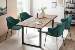 SalesFever Armlehnstuhl | 2er Set | Texturstoff | B 54 X T 55 X H 83 Cm | Dunkelgrün 14 SalesFever Armlehnstuhl | 2er Set | Texturstoff | B 54 X T 55 X H 83 Cm | Dunkelgrün -SalesFever 9bbf20b6 a056 449b 89da 35b7a8a7f810