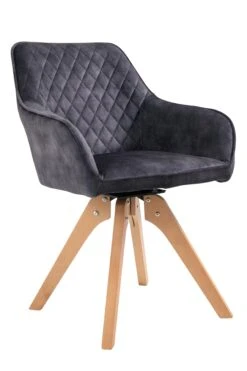 SalesFever Essgruppe 160x90 Cm | 5 Tlg | Eiche Massivholz | Grau -SalesFever 9ea29fed 68b7 4b62 a09d 099bf68cfdb9