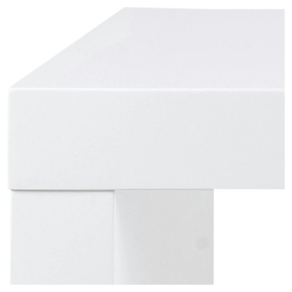 SalesFever Bartisch Mit Querstrebe | 130 X 60 Cm | MDF | B 130 X T 60 X H 105 Cm | Weiß Hochglanz 8 SalesFever Bartisch Mit Querstrebe | 130 X 60 Cm | MDF | B 130 X T 60 X H 105 Cm | Weiß Hochglanz – Bild 6