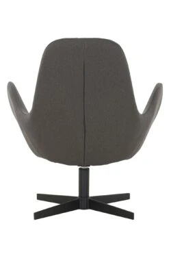 SalesFever Polster-Sessel | Mit Drehfunktion | Bezug Textil | Gestell Metall | B 72 X T 69 X H 85 Cm | Dunkelgrau-schwarz -SalesFever a673524f 5448 4a7e a9c3 ac84c1b24e4d