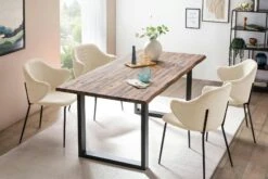 SalesFever Armlehnstuhl | 2er Set | Texturstoff | B 54 X T 55 X H 83 Cm | Beige 14 SalesFever Armlehnstuhl | 2er Set | Texturstoff | B 54 X T 55 X H 83 Cm | Beige -SalesFever a7db7ce9 1c41 4cf6 8063 4cd48c4c0d3b