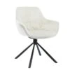 SalesFever Armlehnstuhl Mit Steppung | 360 Grad Drehfunktion | Bezug Samt | Gestell Metall | B 64 X T 63 X H 82 Cm | Creme – Schwarz 1 SalesFever Armlehnstuhl Mit Steppung | 360 Grad Drehfunktion | Bezug Samt | Gestell Metall | B 64 X T 63 X H 82 Cm | Creme – Schwarz -SalesFever b0741788 324c 4230 84e3 b9468f04ac04