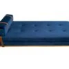 SalesFever Daybed | Mit Kopf- Und Nackenstütze | Samt | B 180 X T 75 X H 42 Cm | Blau -SalesFever b65fe2c4 ea28 47d5 967c 2104ccf9ac7d 1